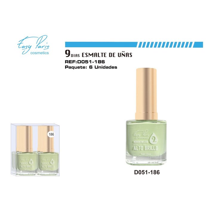 LACA DE UÑAS 9 DIAS 6/U