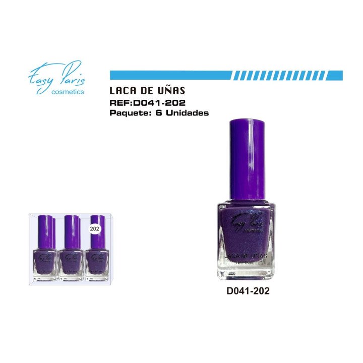 LACA DE UÑAS EASY PARIS 6/U