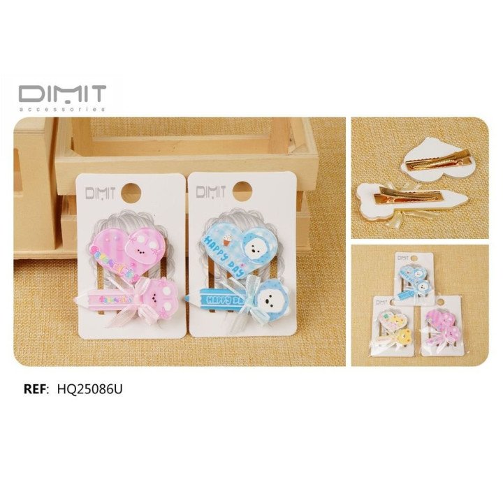 PACK2 PINZAS DE PELO 12/U HQ25086U