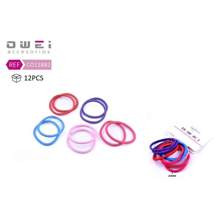 PACK10 GOMAS DE PELO 24/U CO11882 OW