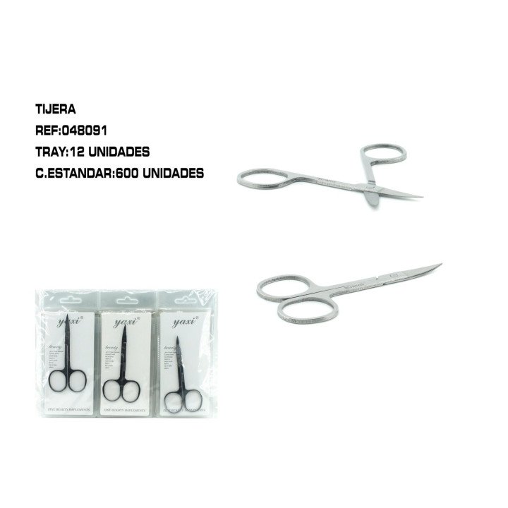 TIJERA RECTA ACERO 2.0 GROSOR 12/U