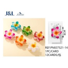 PINZA DE PELO FLOR 8CM 12/U PN837521-14