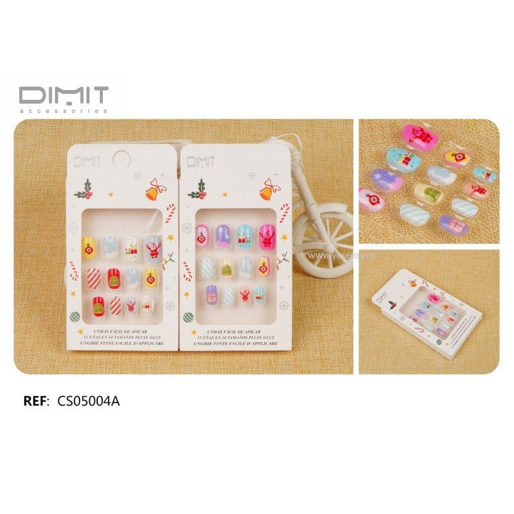 UÑAS POSTIZAS NIÑAS 12/U CS05004A
