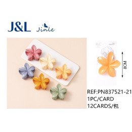 PINZA DE PELO FLOR 8CM 12/U PN837521-21