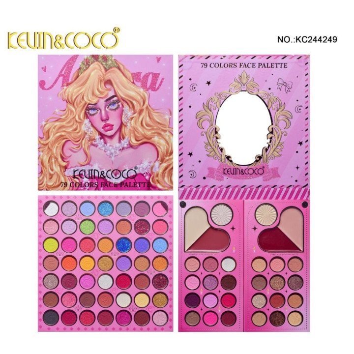 PALETA 79 COLORS FACE KEVIN&COCO