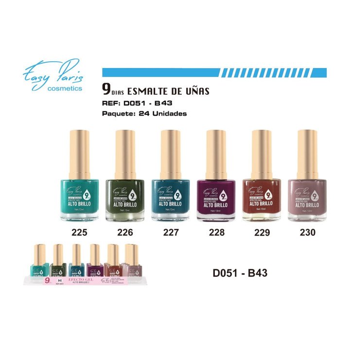 LACA DE UÑAS 9 DIAS 24/U