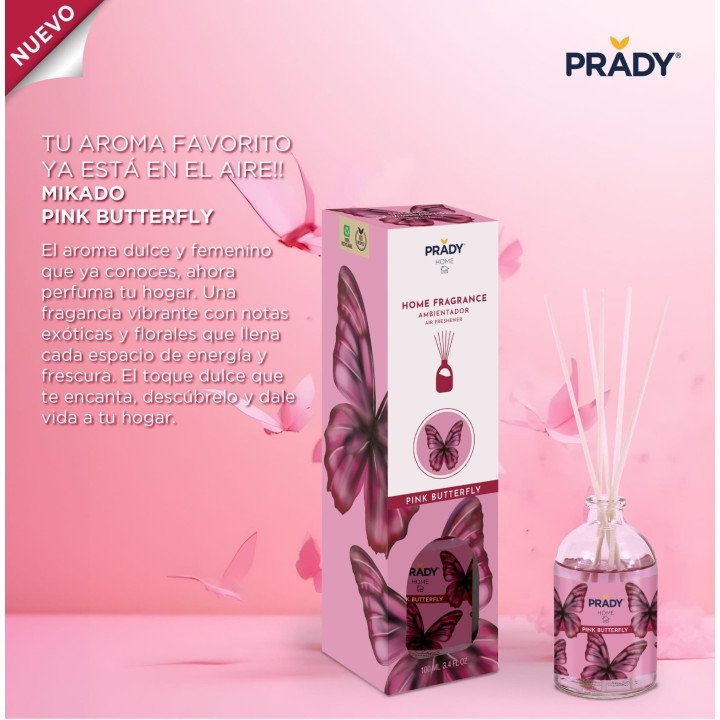 MIKADO AMB. PINK BUTTERFLY PRADY 100ML