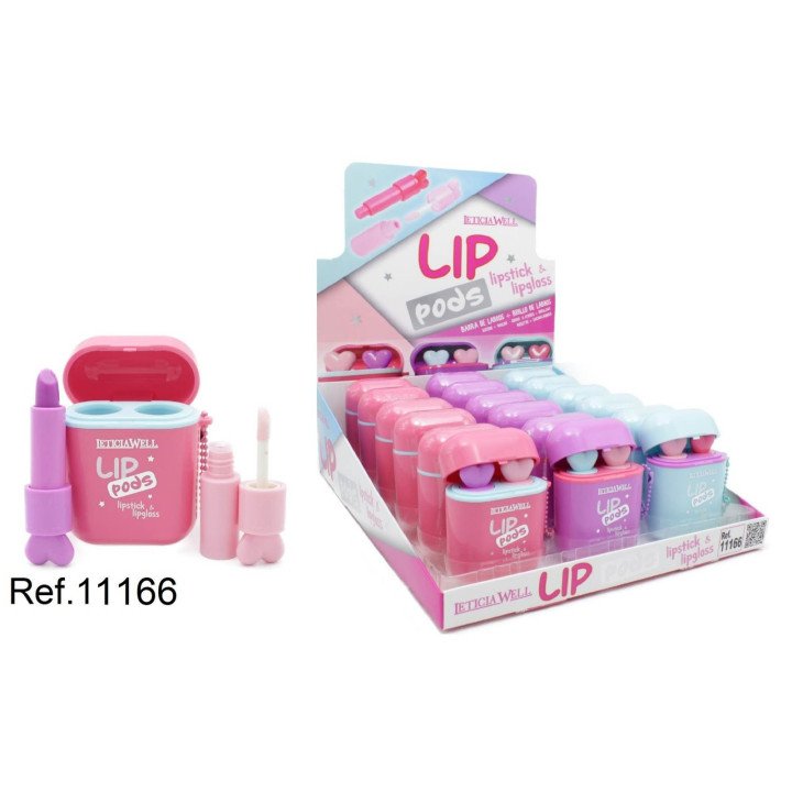 LIP PODS BARRA LABIOS+BRILLO 18/U 11166