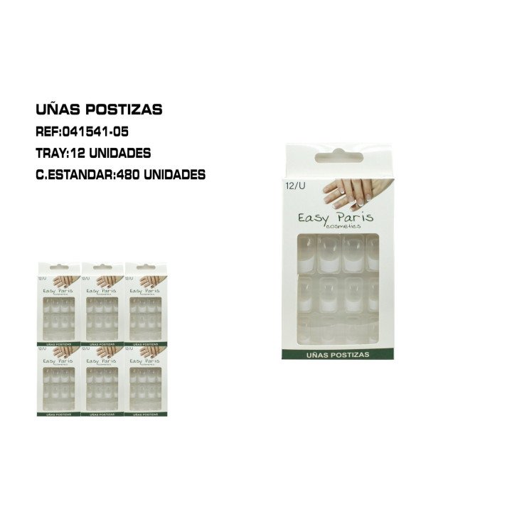UÑAS POSTIZAS INCOLOR 12/P