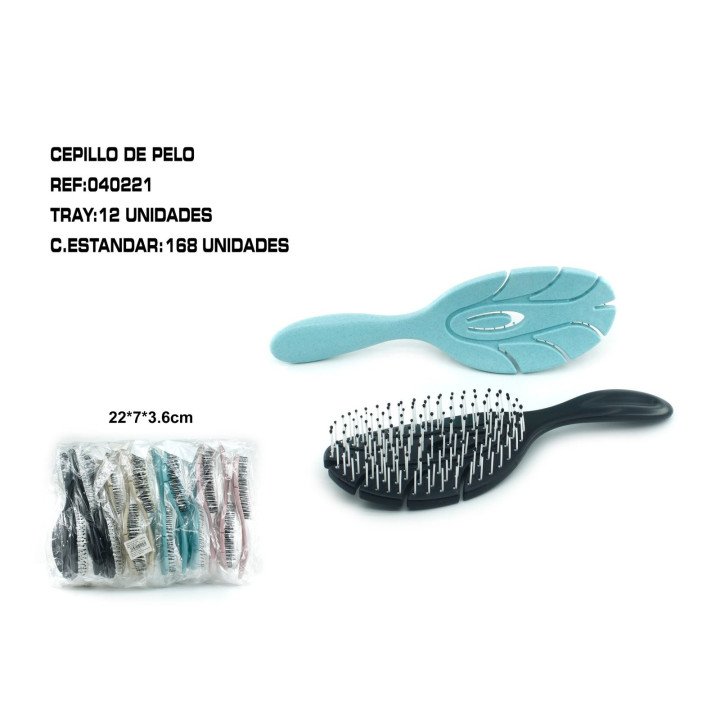 CEPILLO ANTIENREDOS 22*7*3.6CM 12/U