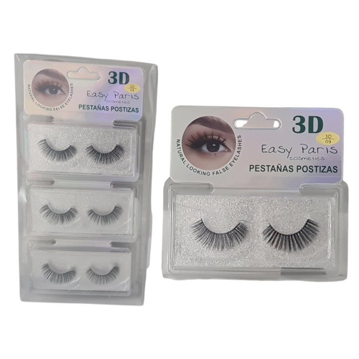 PESTAÑA POSTIZAS 3D SURT 12/U