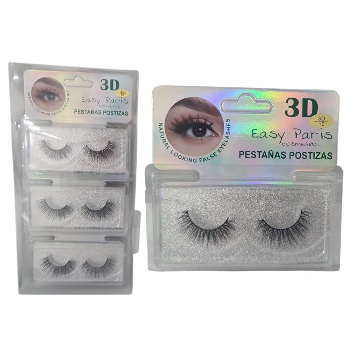 PESTAÑA POSTIZAS 3D SURT 12/U