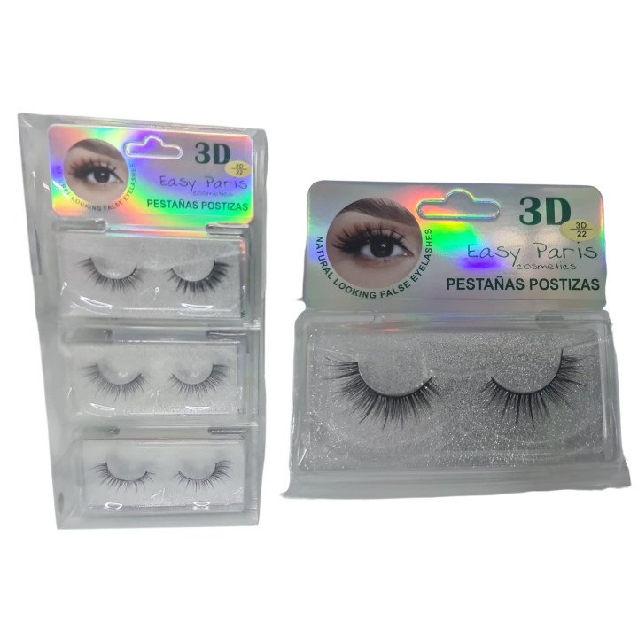 PESTAÑA POSTIZAS 3D SURT 12/U