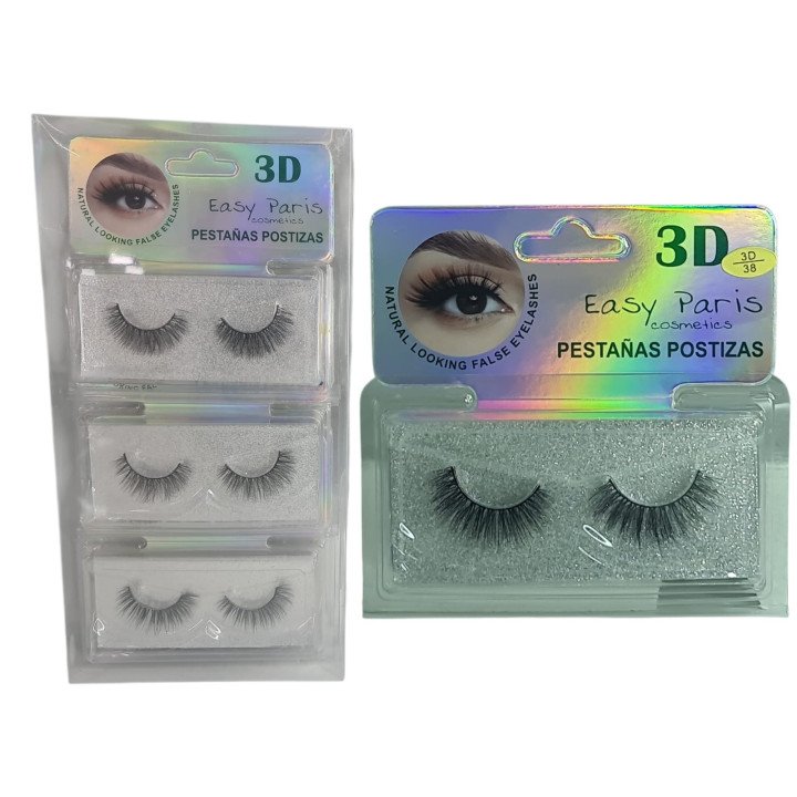 PESTAÑA POSTIZAS 3D SURT 12/U
