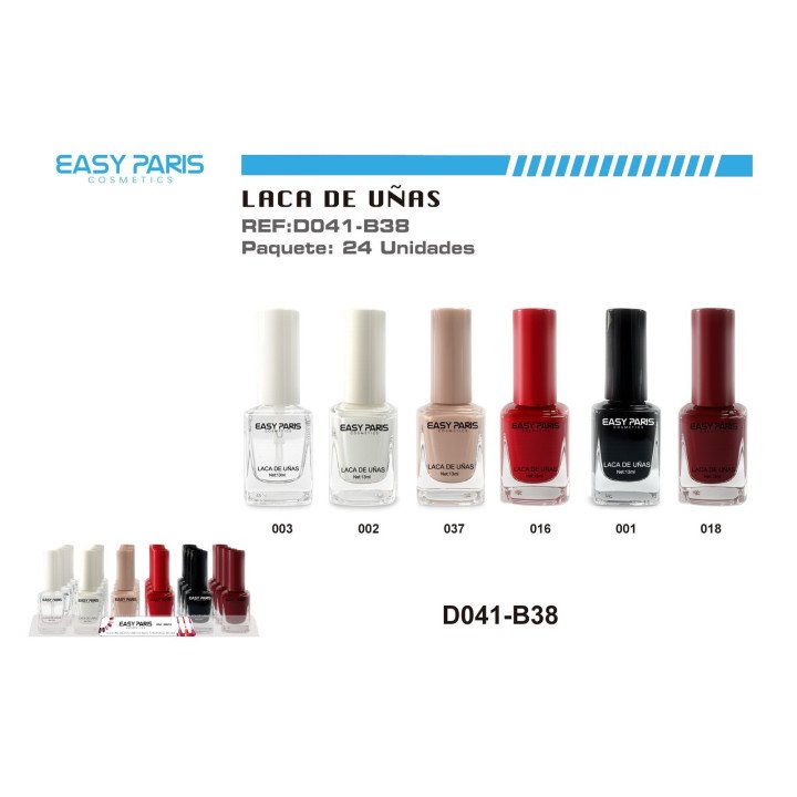 LACA DE UÑAS EASY PARIS 24/U