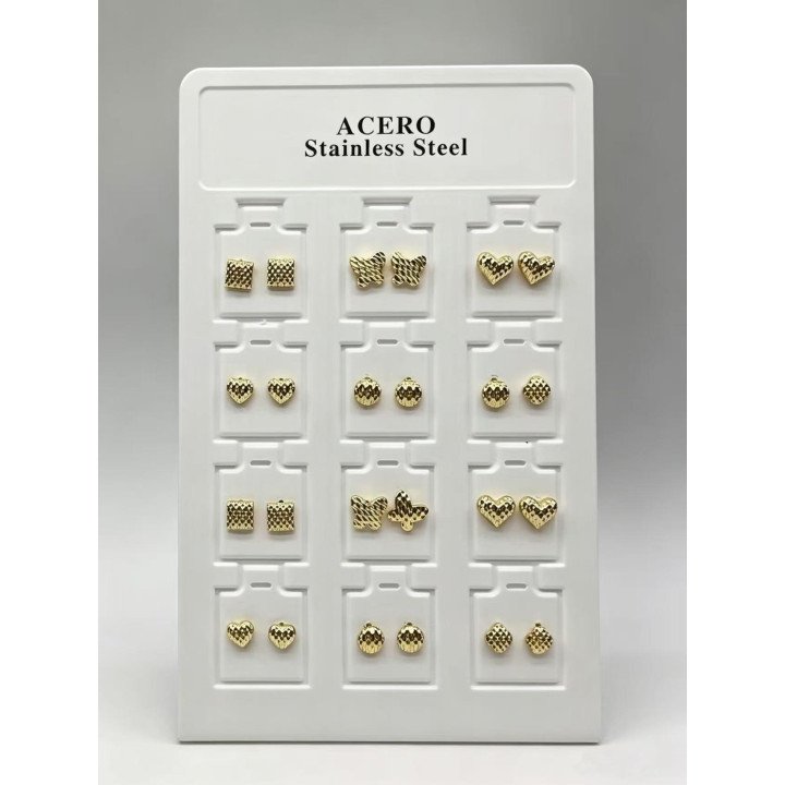 PENDIENTES ACERO SURT. 12/P NS ED-2019