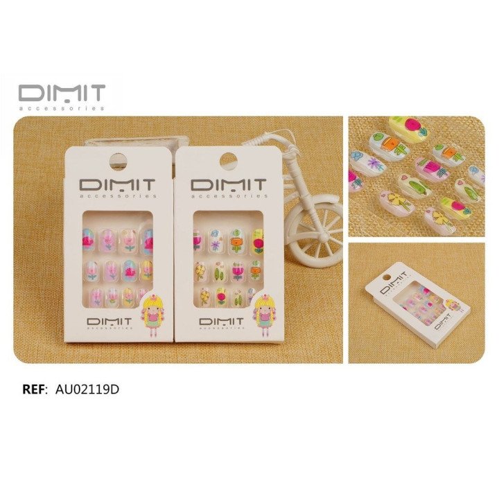 UÑAS POSTIZAS NIÑAS 12/U AU02119D DM