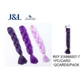 EXTENSION DE PELO PARA TRENZAS 12/U EX866007-7