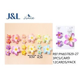 PACK3 PINZAS FLOR 8CM+4CM 12/U PN837829-27