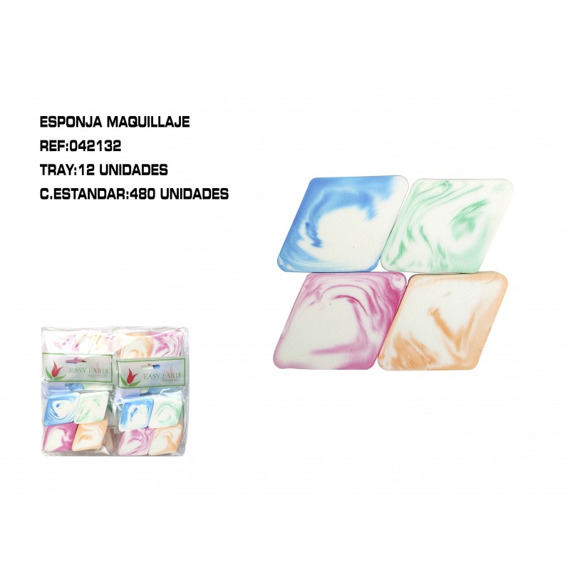 ESPONJA DE MAQ.CUADRAD.OBLICUO 12/U