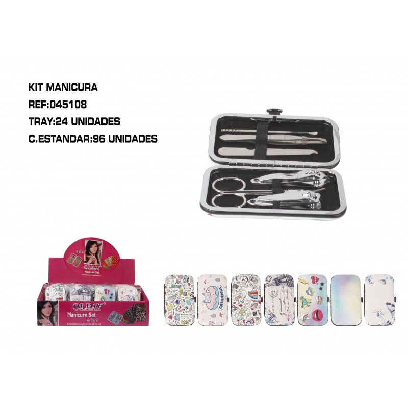 JUEGO DE MANICURAS 4 MODELOS 24/U