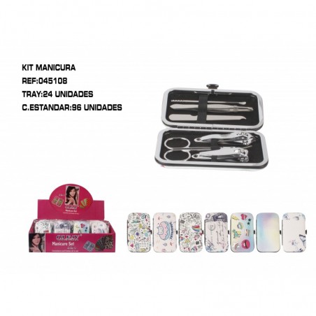 JUEGO DE MANICURAS 4 MODELOS 24/U