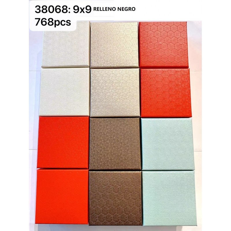 CAJAS 9*9CM R/NEG 24/U NS