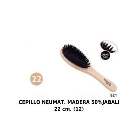CEPILLO NEUMATICO 50% JABALI MADERA 6/U BEAUTY CARE