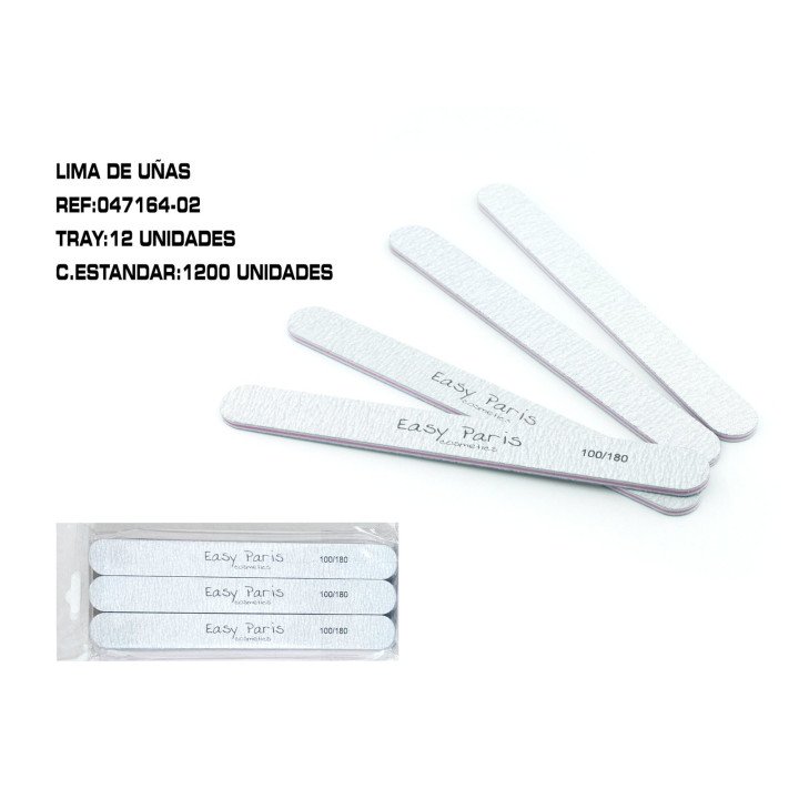 LIMA DE UÑAS 100/180 12/U