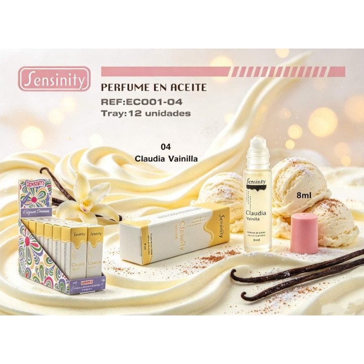 CLAUDIA VAINILLA PURE OIL PERFUME