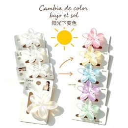 PINZA DE PELO FLOR MAGIC 12/U PZ66007U