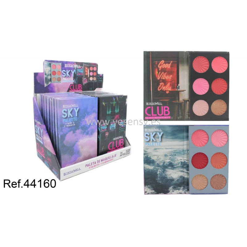 PALETA COLORETE+ILUMIN. 6COLOR 16/U 44160 LW