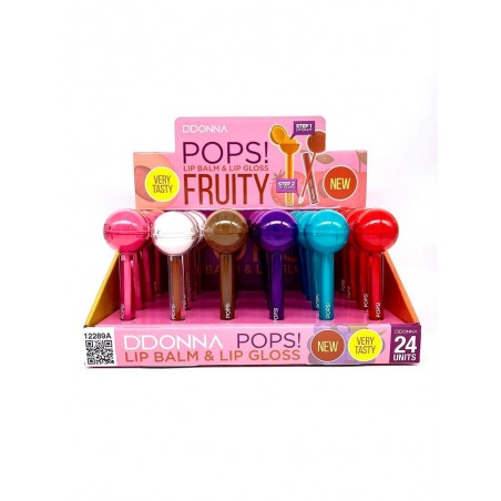 LIP GLOSS & LIP BALM DDONNA POPS! 12289A
