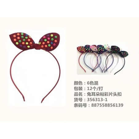 DIADEMAS C/OREJAS 12/U 356313-1 N.B