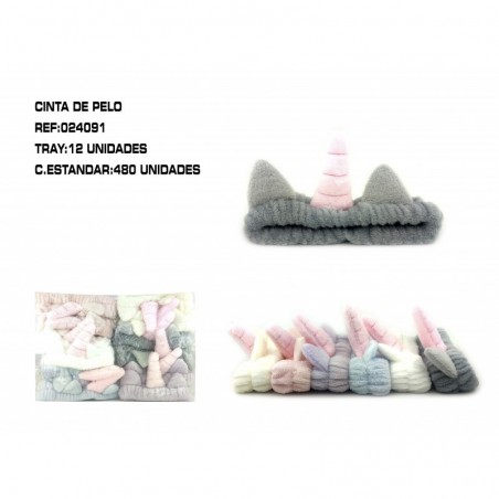 CINTA DE PELO UNICORNIO 12/U