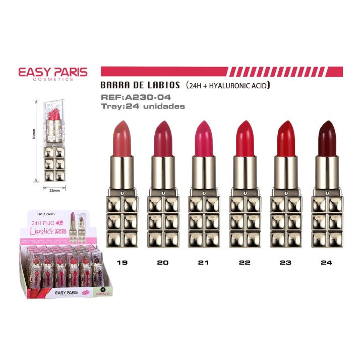 B.LABIOS FIJO C/ACID HIALURONIC 24/U