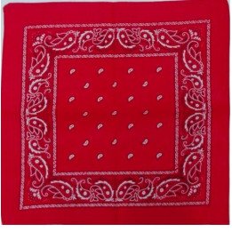 PANUELO 55x55 ROJO 12/U N.B