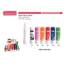 PROTECTOR LABIAL AROMA FRUTAS 24/U