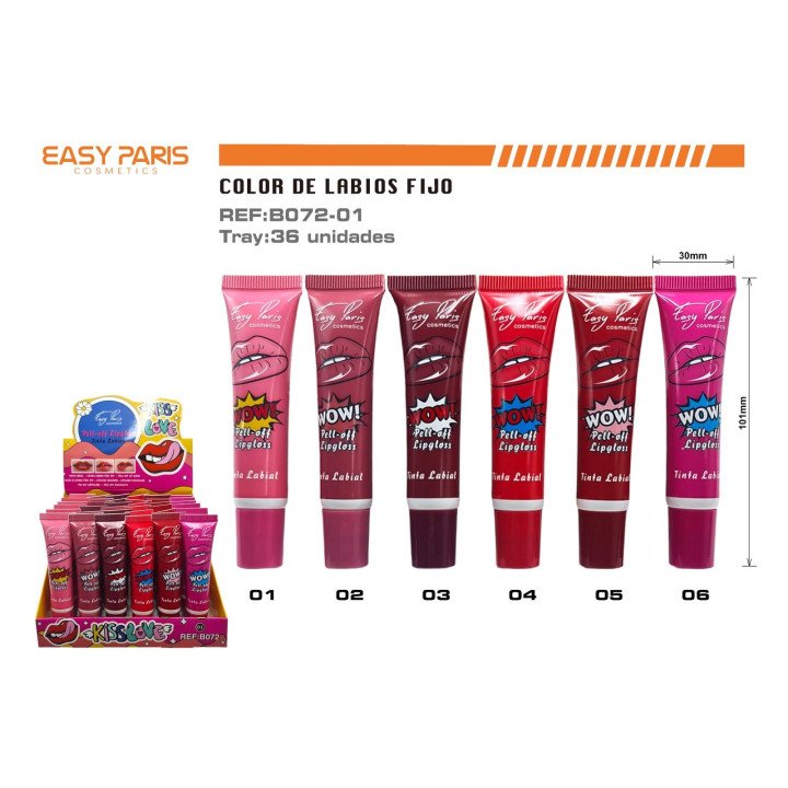 TINTA LABIAL LIPGLOSS FIJO 36/U