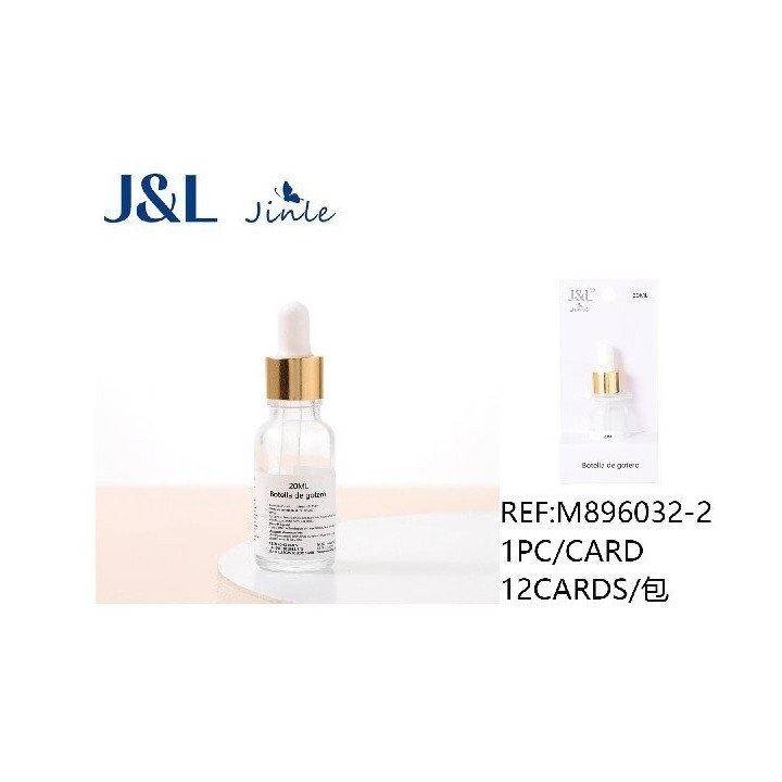 BOTE 20ML CUENTAGOTAS CRISTAL 12/U M896032-2