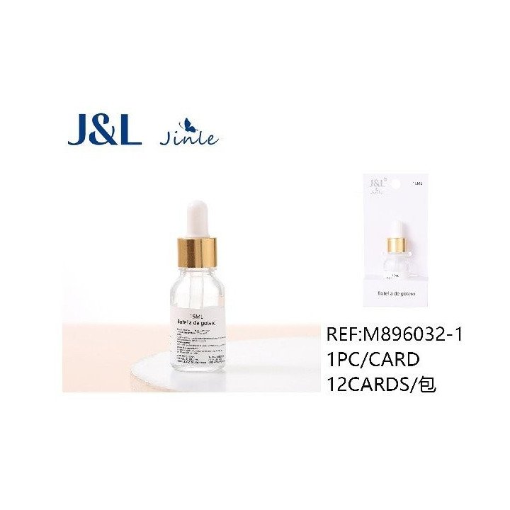 BOTE 15ML CUENTAGOTAS CRISTAL 12/U M896032-1