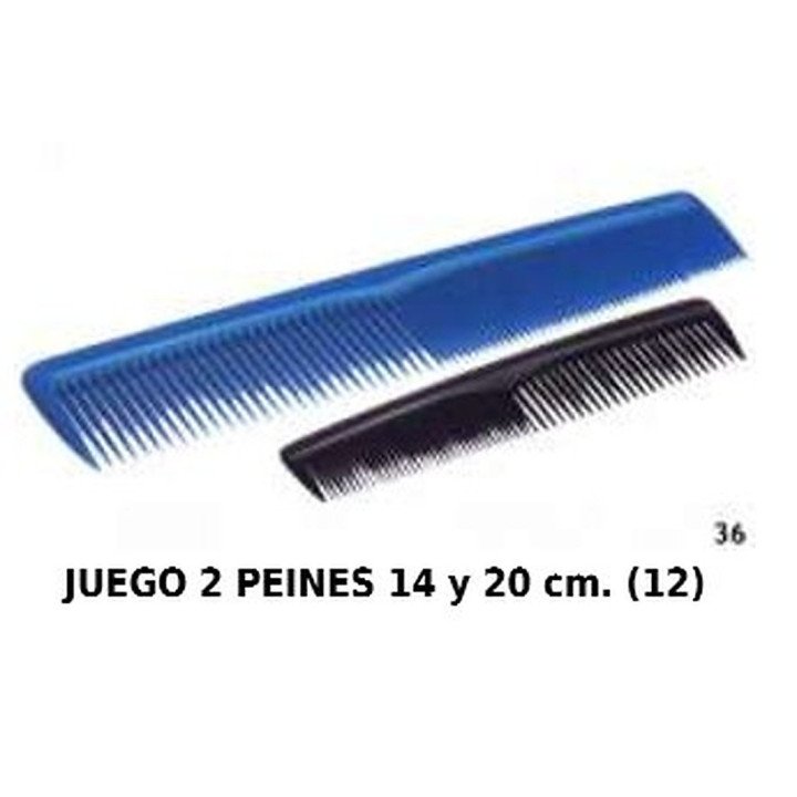 JGO.2 PEINES 14 Y 20CM 12/U 36 HERVAS