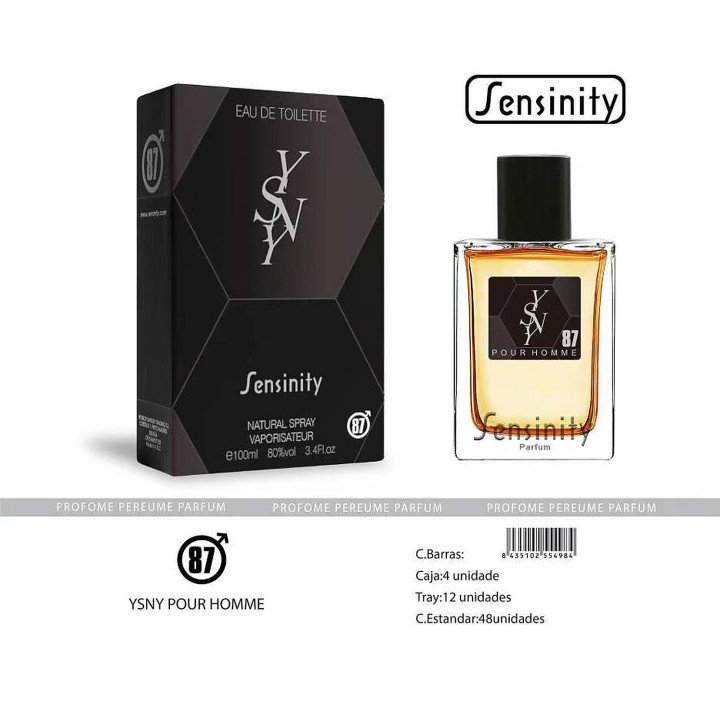 YSNY MEN 87 POUR HOMME SENSINITY