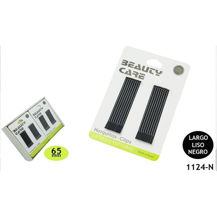 CLIP 6.5CM LARGO LISO N 24/U 1124-N