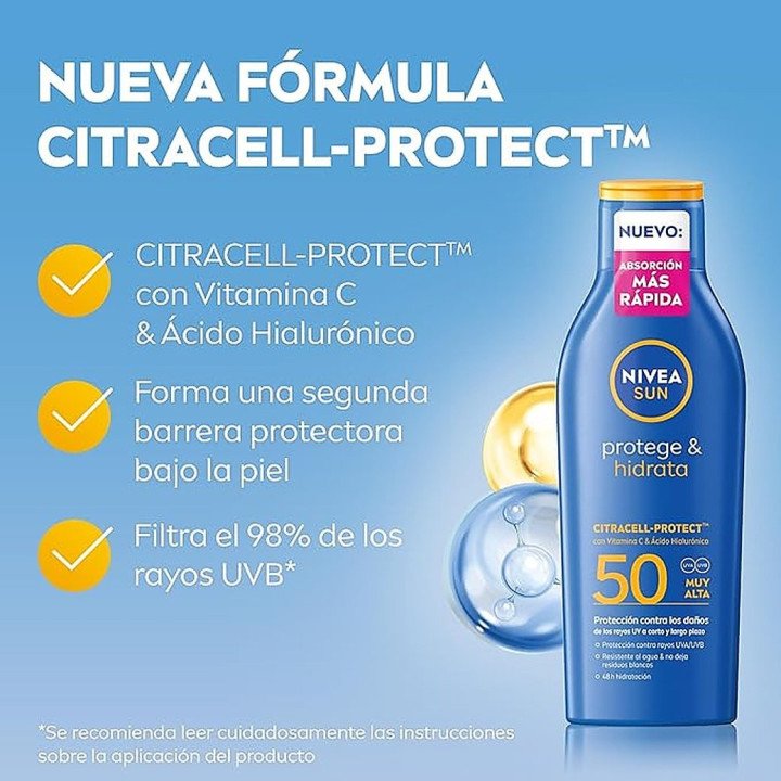 NIVEA SUN F50 LECHE 400ML