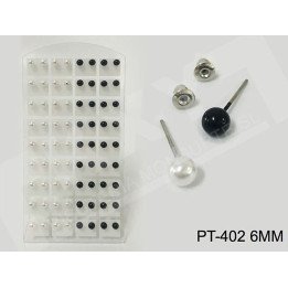 PEND.BLANC.NEG.6MM 36/P M