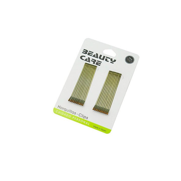 CLIP 6CM MED LISO RUBIO 24/U 1122R