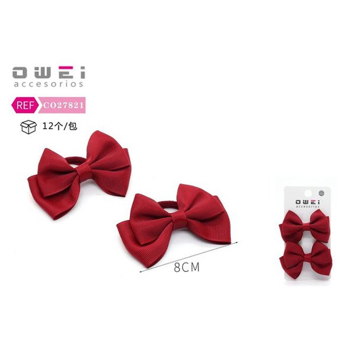 PACK GOMAS C/LAZO 8CM 12/U CO27821