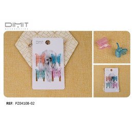 PACK4 PINZAS MARIPOSA 12/U PZ04108-02