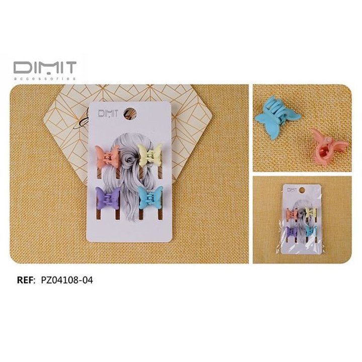 PACK4 PINZAS MARIPOSA 12/U PZ04108-04